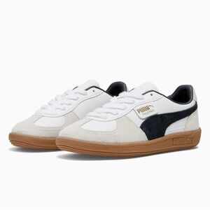 PUMA Palermo Sneakers, White/Black, Women’s Size 10.